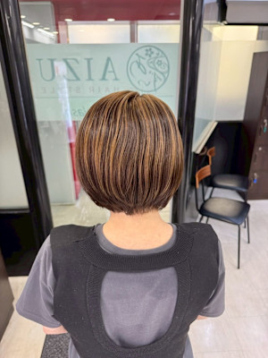 白髪ぼかしハイライト