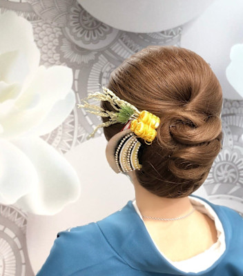 ヘアアレンジ　お呼ばれヘア