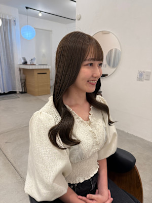 ベージュカラー/レイヤーカット