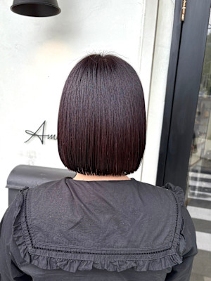 切りっぱなしボブ