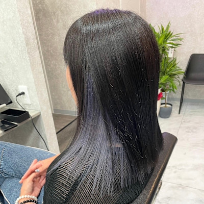 グレー系インナーカラー