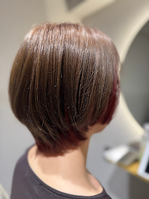 ツートーンデザイン×ショートボブ 『銀座/個室』