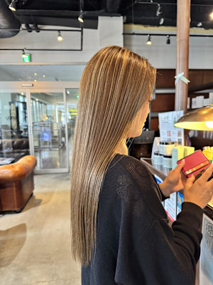 ブリーチなしハイトーン