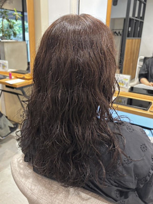 くせ毛を活かす/パーマ/ウェット仕上げ