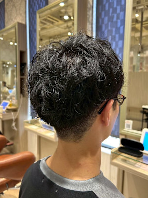 ナチュラルカールツーブロック