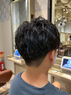 ナチュラルカールマッシュショート