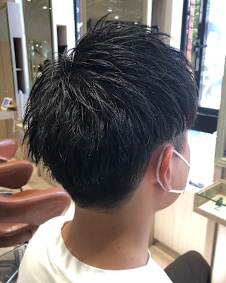 束感アップバングショート