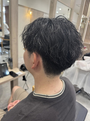 マッシュパーマ　担当永田
