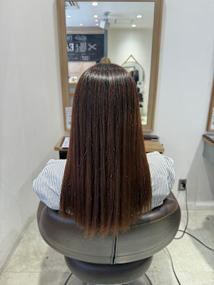 扱いやすくなる、自然にまとまる縮毛矯正【三軒茶屋】