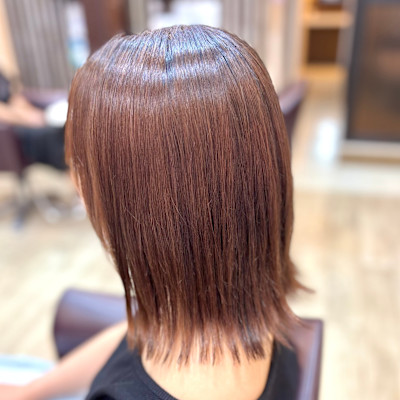 縮毛矯正/ミディアムスタイル