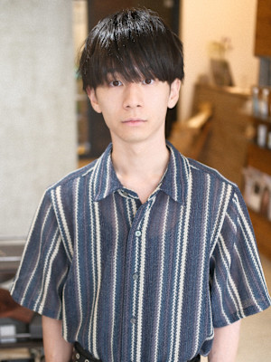 ストレート レイヤー マッシュ