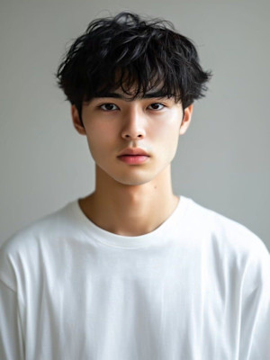 【feliceMICHI 別曽 遥也】ニュアンスパーマ 束感