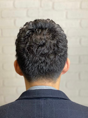 ビジネスショート　理容室/難波/シェービング