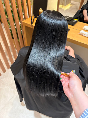 美髪ストレート