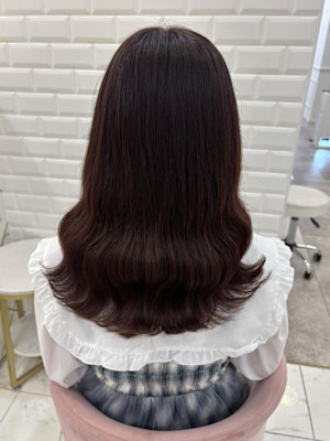 ブリーチなし馴染ませピンクブラウン＊まゆ