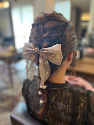 結婚式ヘアセット