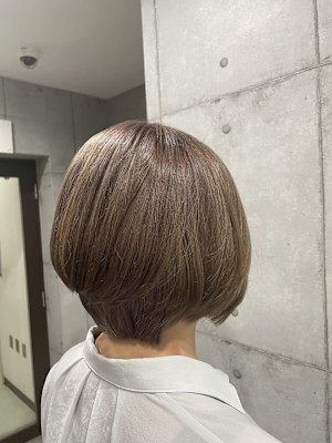 ブリーチ×グレージュカラー