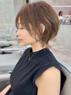 耳掛けミニウルフ　ウルフカット　ウルフ　ネオウルフ　ショート