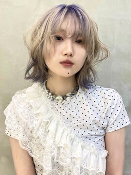 【デザインカラー】レイヤーカット　ブリーチ