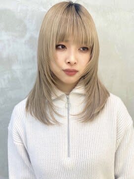 【顔まわりレイヤー】レイヤーカット レイヤー