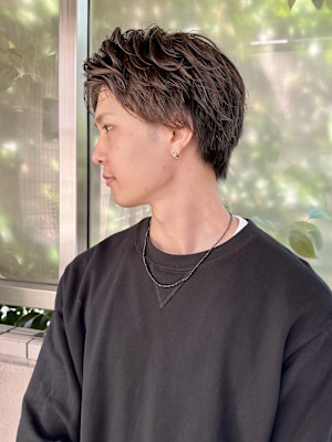 ビジネスヘア就活ヘアツーブロック刈り上げフェードメンズ