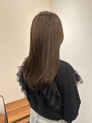 池袋 髪質改善 イルミナカラー レイヤー オリーブブラウン♪