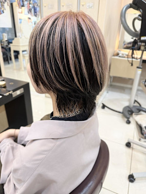 ウルフマッシュアンブレラカラースモーキーピンク