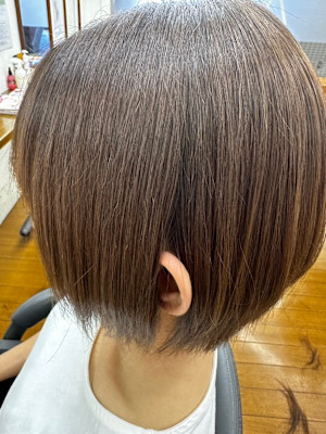 縮毛矯正ショート