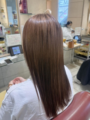 秋の艶々ストレート