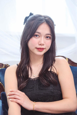 リボンアレンジヘア