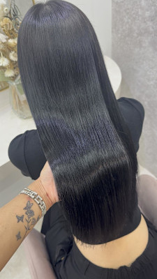 ミディアム/暗めカラー/デザインカラー/フェイスフレーミング