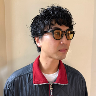 ニュアンスパーマ/刈り上げなし/ショートパーマ