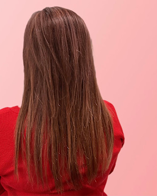 ブリーチオンカラー+髪質改善水素トリートメント