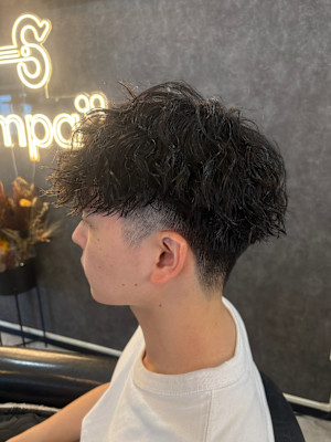 スペインカール/ツイストスパイラル/メンズ/30代