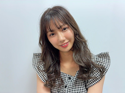 韓国風ゆるふわロング×透明感アッシュブラウン