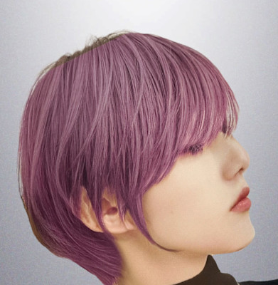 カット　ケアブリーチカラー