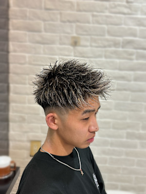 ジェットフェード×ホワイトメッシュ