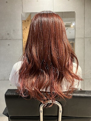 ピンクバレイヤージュ