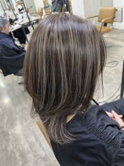  白髪ぼかしハイライト/ブリーチ/ハイトーン/ケアカラー池袋