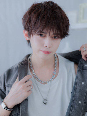 波打ちパーマサーフカールフェザーショート　フェザーパーマ