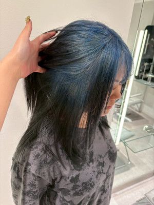 ハイトーンデザイン×髪質改善カラー