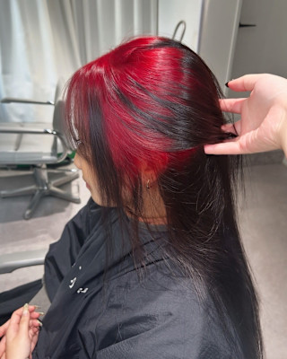 ハイトーンデザイン×髪質改善カラー
