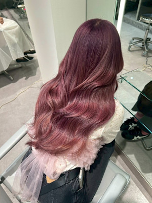 ハイトーンデザイン×髪質改善カラー