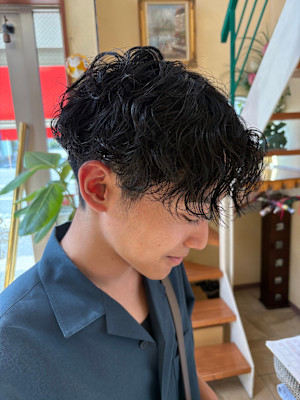 スパイラルパーマ