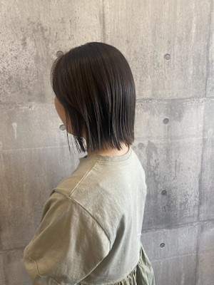 ボブ×カーキブラウン《ARCH CHIAKI》