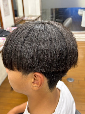 メンズ縮毛矯正ショート