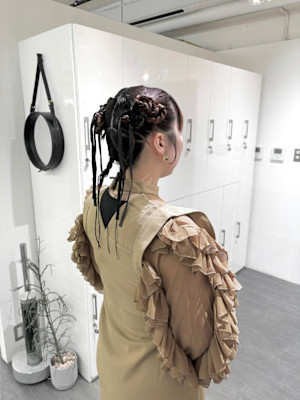 個性派ボブアレンジ