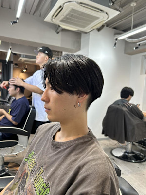 神田脩弥/センターパート/刈り上げ/大宮