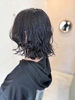 レイヤーミディアムパーマ