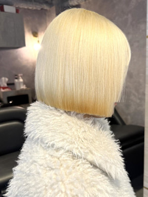 《巴結生》ブロンド/タッセルボブ/抜きっぱなしブロンド